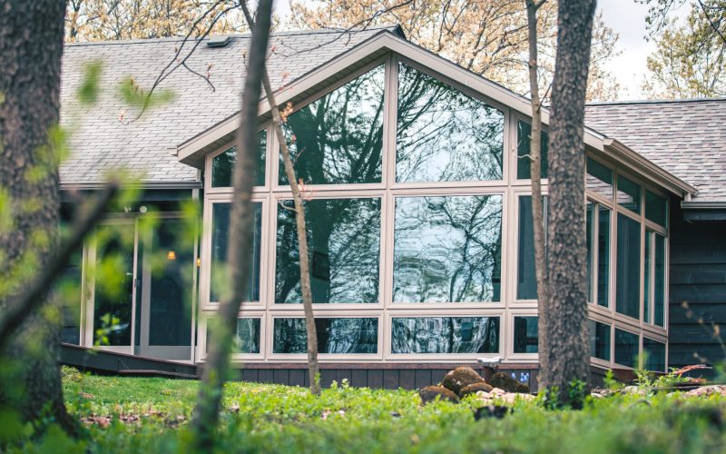 Bright glass conservatory-style sunroom by Serene Sunrooms, GTA